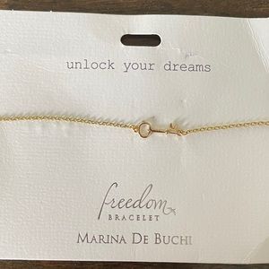 Marina De Buchi “Unlock Your Dreams”  Gold Luxe Key Freedom Bracelet